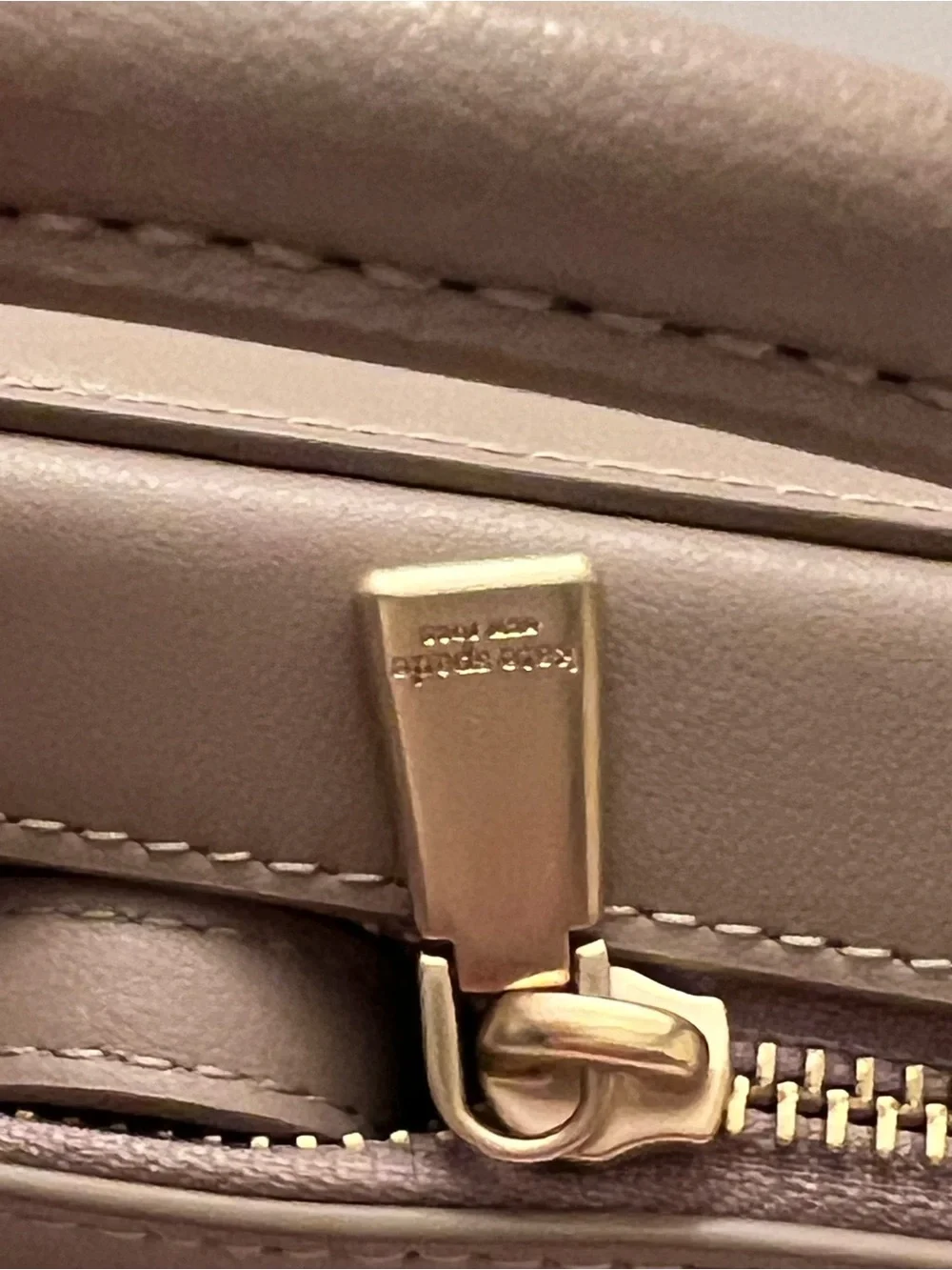 Kate Spade Gracie Mini Leather Satchel Crossbody Bag ~NWT~ Taupe